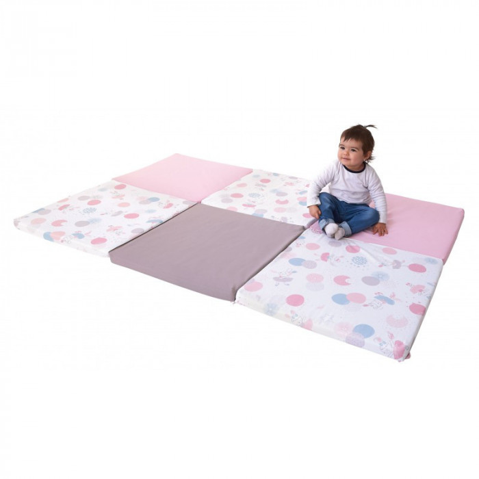 Grand Tapis d'Eveil pliable, confortable et assemblé en France