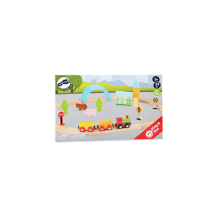Grand Circuit Train Bois Enfant avec Ponts 🚂 – Éduca Sagesse Grand Circuit Train Bois Enfant avec Ponts 🚂 – Éduca Sagesse