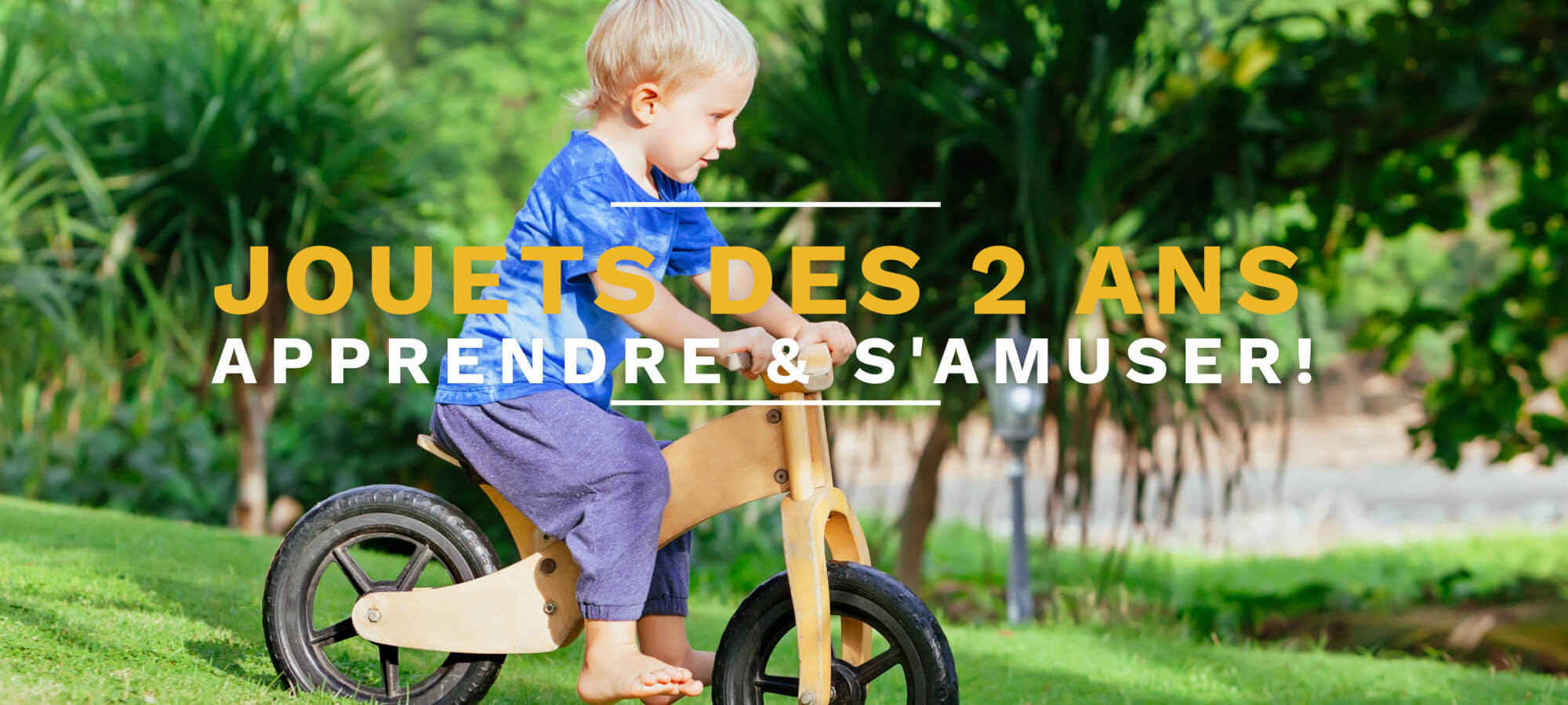 Jouets en bois : 2 ans